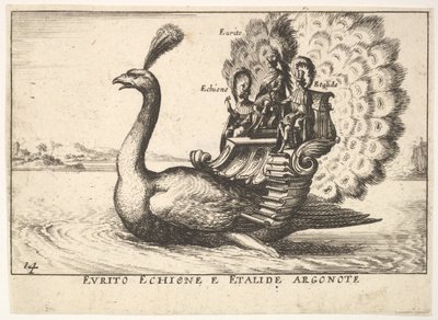 Planche 14: Les Argonautes Eurytus, Echion et Aethalides, 1664 - Unbekannt