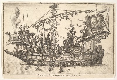 Orphée conduit par Bacchus, de la série La magnificence..., 1664. - Unbekannt