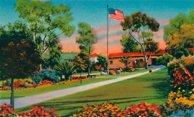 Place où le premier drapeau américain en Californie a été levé en 1846. San Diego, Californie, c194 - Unbekannt