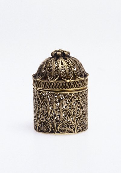 Pomander en argent doré - Unbekannt