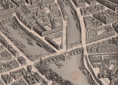 Pont Neuf. Plan de Paris, dit Turgot - Unbekannt