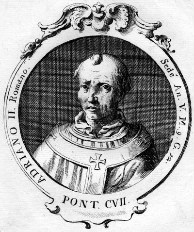 Pape Adrien II - Unbekannt