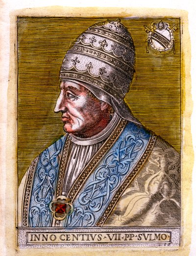 Pape Innocent VII vers 1336-1406, 19ème siècle - Unbekannt