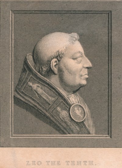 Pape Léon X 1475-1521, né Giovanni di Lorenzo de Medici, vers 1830 - Unbekannt