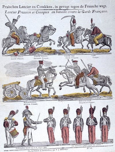 Image populaire des guerres napoléoniennes, 19e siècle - Unbekannt