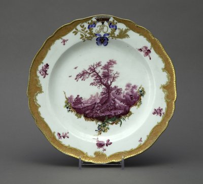 Assiette en porcelaine du service Orlov, vers 1770 - Unbekannt