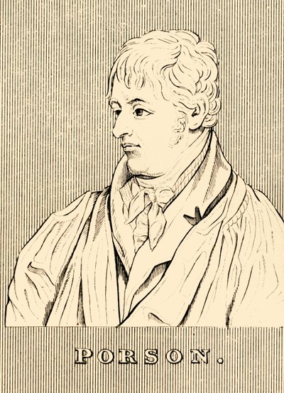 Porson, 1759-1808, 1830 - Unbekannt
