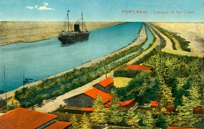 Port-Saïd - Entrée du canal, c1918-c1939 - Unbekannt
