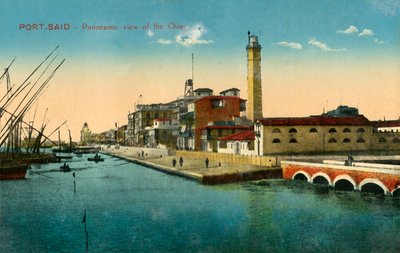 Port-Saïd - Vue panoramique du quai - Unbekannt
