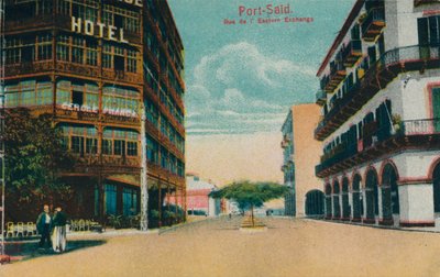 Port-Saïd. Rue de l