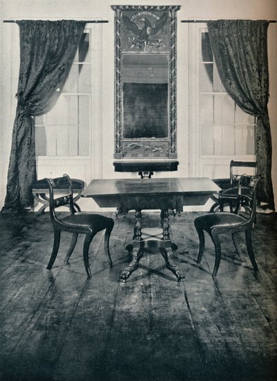 Partie du salon de la maison à Irvington, New York, construite vers 1820, 1930 - Unbekannt