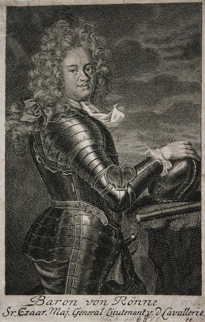Portrait du Baron Carl Ewald von Roenne 1663-1716 - Unbekannt