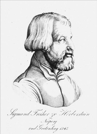 Portrait du baron Sigmund von Herberstein, ambassadeur en Pologne et en Russie, 1547 - Unbekannt