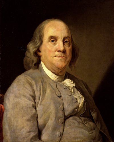 Portrait de Benjamin Franklin - Unbekannt