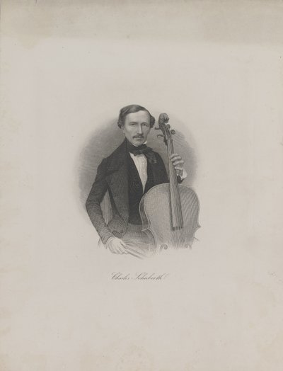 Portrait de Carl Eduard Schuberth 1811-1863, vers 1850 - Unbekannt