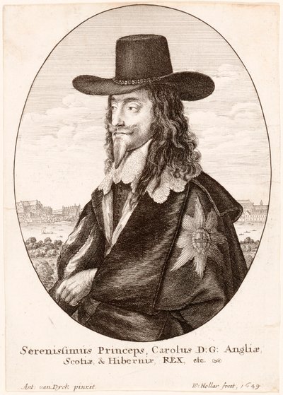 Portrait de Charles Ier, pub. 1649 - Unbekannt