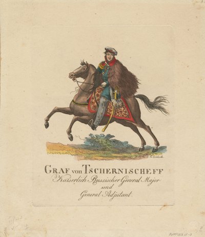 Portrait du comte Alexandre Ivanovitch Chernyshov 1786-1857, 1813 - Unbekannt