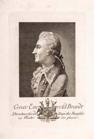 Portrait du comte Enevold Brandt 1738-1772 - Unbekannt