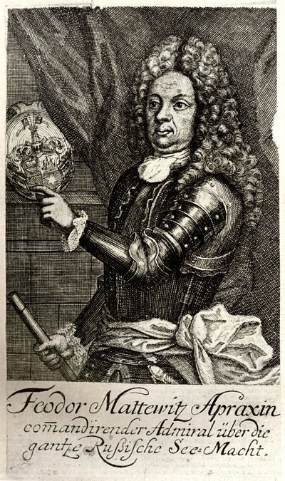 Portrait du comte Fyodor Matveyevich Apraksin - Unbekannt