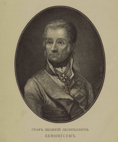 Portrait du comte Levin Leonty August Theophil von Bennigsen 1745-1826 - Unbekannt