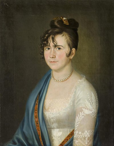 Portrait de la comtesse Anna Vladimirovna Bobrinskaya 1769-1846, 1800s - Unbekannt