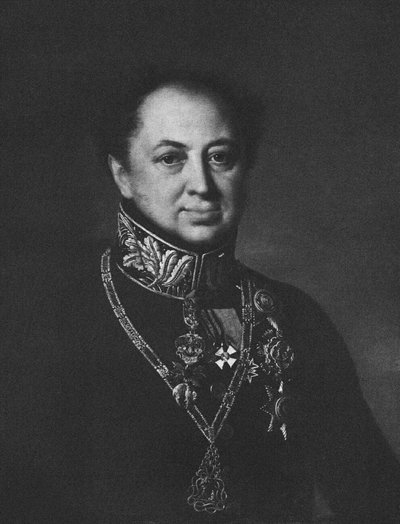 Portrait de Dmitry Pavlovich Tatischev 1767-1845, 1838 - Unbekannt