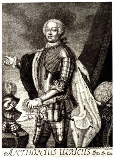 Portrait du duc Anthony Ulrich de Brunswick 1714-1774 - Unbekannt