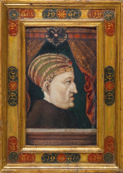 Portrait de Frédéric III 1415-1493, empereur du Saint-Empire romain germanique, 1552 - Unbekannt