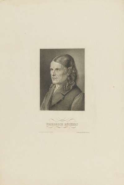 Portrait de Friedrich Rückert 1788-1866 - Unbekannt
