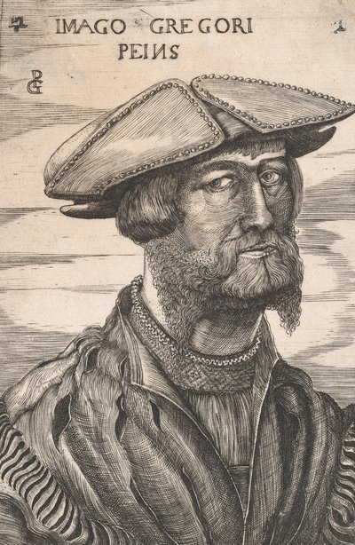 Portrait de Georg Pencz Imago Gregori Peins - Unbekannt
