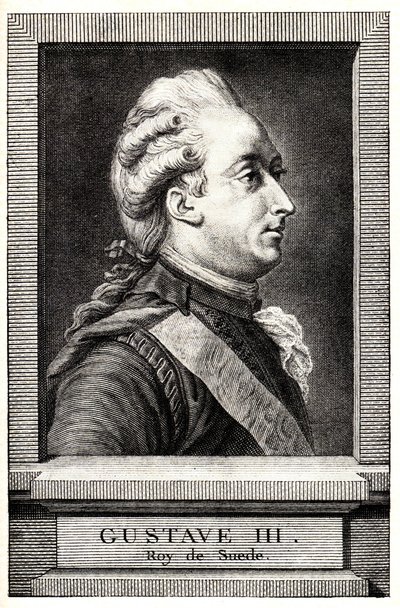 Portrait de Gustave III de Suède, début XIXe siècle - Unbekannt