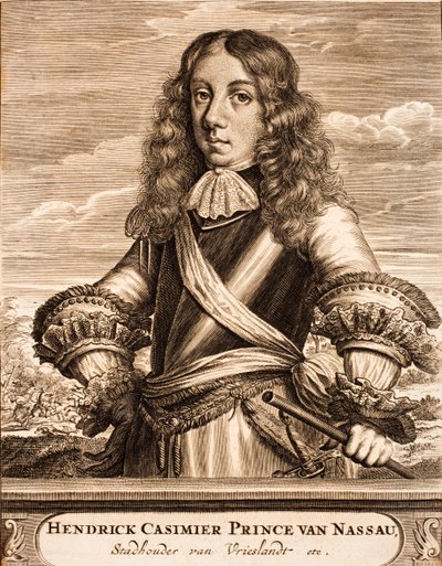 Portrait de Henry Casimir II 1657-1696, Prince de Nassau-Dietz, 1675 - Unbekannt