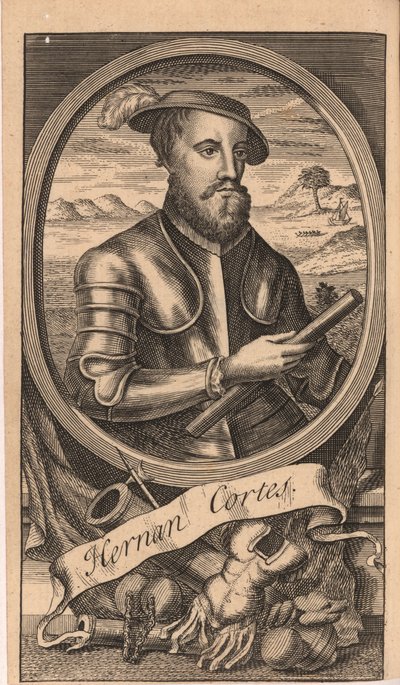 Portrait de Hernán Cortés 1485-1547, 1741 - Unbekannt