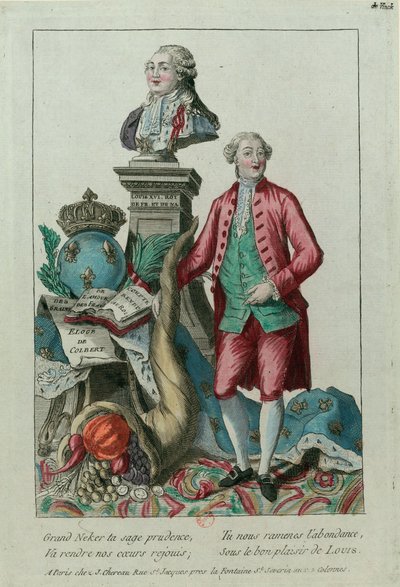 Portrait de Jacques Necker 1732-1804, 1781 - Unbekannt