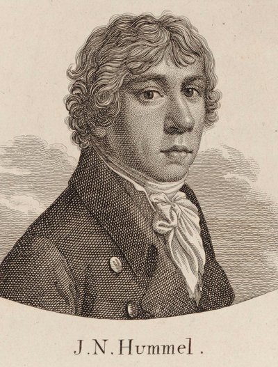 Portrait de Johann Nepomuk Hummel, 1778-1837 - Unbekannt