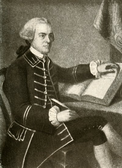 Portrait de John Hancock, en manteau avec double poches, vers 1780, 1937 - Unbekannt