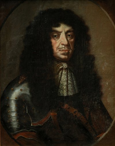 Portrait de Jean II Casimir Vasa 1609-1672, roi de Pologne et grand-duc de Lituanie, seconde moitié du XVIIe siècle - Unbekannt