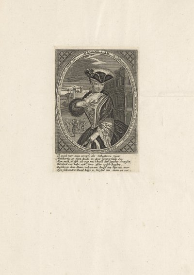 Portrait de Katherine Seigneur, née Knowles, épouse de John Law - Unbekannt