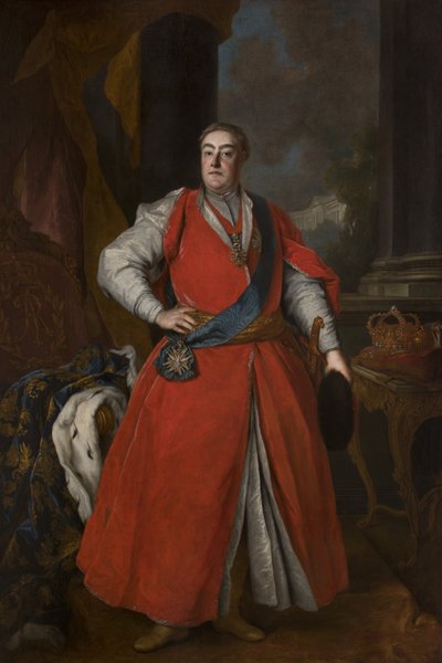 Portrait du roi Auguste III en costume polonais, vers 1737 - Unbekannt