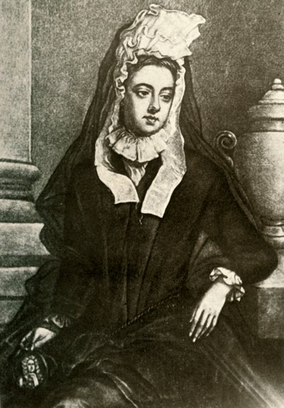 Portrait de Lady Fenwick, montrant le deuil des veuves - Unbekannt