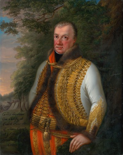 Portrait de Leopold Pálffy dans un paysage - Unbekannt