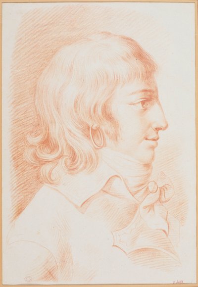 Portrait de Louis Antoine de Saint-Just - Unbekannt