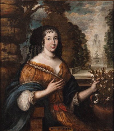 Portrait de Madeleine de Scudéry 1607-1701, 17ème siècle - Unbekannt