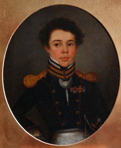 Portrait de Mikhaïl Ivanovitch Ozerov 1792-1867, vers 1815 - Unbekannt