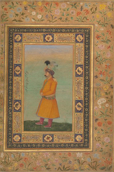 Portrait de Muhammad Ali Baig, Folio de l