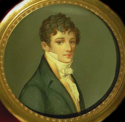 Portrait de Nikolaï Afanassievitch Gontcharov 1787-1861, père de Natalia Pouchkina - Unbekannt