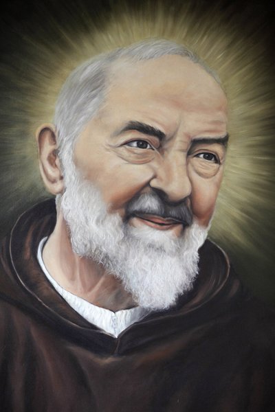 Portrait de Padre Pio en Apulia, Alberobello, Italie - Unbekannt