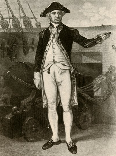 Portrait de Paul Jones, commodore de la marine des États-Unis, vers 1780, 1937 - Unbekannt
