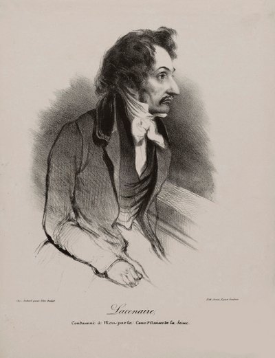 Portrait de Pierre-François Lacenaire - Unbekannt