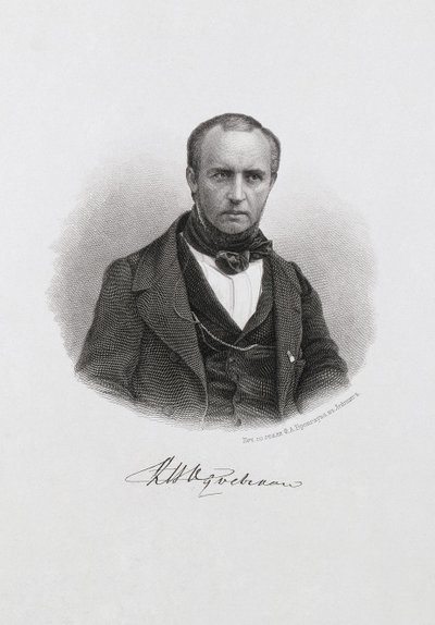 Portrait du prince Vladimir Fyodorovich Odoyevsky 1803-1869, vers 1874 - Unbekannt